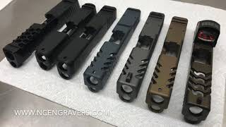 NCEngravers.com - Glock 32 - Top wave with serrations