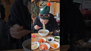 코박고 먹을 만큼 맛있는 고구마와 메밀로 만든 고메밀면! Naengmyeon made with sweet potato and buckwheat