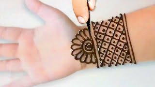 New Easy mehndi design for front hand | Simple Mehndi Design | Front Hand Mehndi Designs | Mehndi