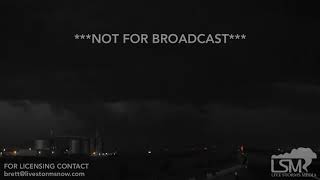 06-11-2018 - Sabetha, KS - Tornado warned storm time lapse, wall cloud and siren, beastly storm