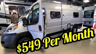 2022 Winnebago SOLIS Class B Motorhome FOR SALE $104,078 or $549 Per Month