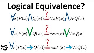 Logical Equivalence: Universal Quantifier Distribution