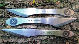 NEW Badass Knives From Russia (Fregat by LeFux) Throwing Test