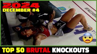 Top 50 Brutal Knockouts December 2024 #4 (MMA•Muay Thai•Boxing•Kun Khmer)