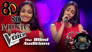 Malki Kaveesha | Kirilliyak Wiya (කිරිල්ලියක් විය​) | Blind Auditions | The Voice Teens Sri Lanka