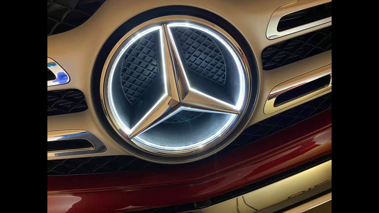 Mercedes GLS Illuminated Star Emblem Install Installation, Part Numbers ...