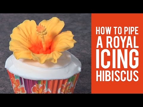 Learn How to Pipe a Royal Icing Hibiscus Learn How to Pipe a Royal Icing Hibiscus
