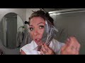 diy highlight hair with foil bleach blonde highlights at home how to mix bleach