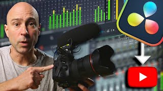 🎛️ AUDIO LEVELS CRASH COURSE  |  🎥 Camera to DAVINCI 🎞️  RESOLVE to Render/Deliver 🎉