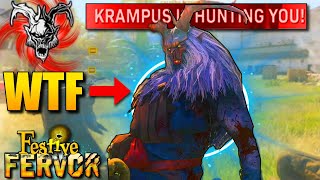 Big Foot Beast Krampus Chased Me In Warzone!! - Christmas Event Update