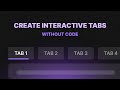 Create Auto-Rotating Tabs Without Code | Divhunt Plugin Tutorial
