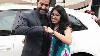 JrNtr With His Lady Fan at Jai Lava kusa Shooting Location | jai lava kusa teaser records |