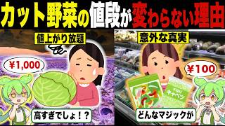 パック入りキャベツの値段が変わらない理由【ずんだもん＆ゆっくり解説】