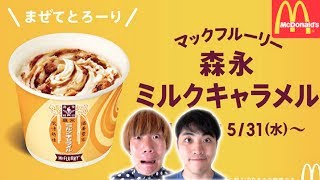 【新発売】マックフルーリー森永ミルクキャラメル味食べてみた