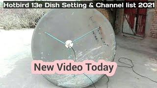 Hotbird 13e Dish Setting 2021 || Hotbird 13e channel list || Hotbird 13e Satellite Dish Setting 2021