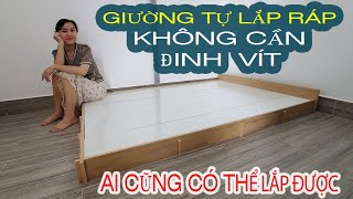 Hướng Dẫn | Giường Tự Lắp Ráp, Không Sử Dụng Đinh Vít, Ai Cũng Có Thể Lắp Được | Assembled Bed