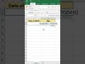 Calculate Age from date of birth in Excel