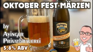 𝐀𝐲𝐢𝐧𝐠𝐞𝐫 𝗢𝗸𝘁𝗼𝗯𝗲𝗿 𝗙𝗲𝘀𝘁-𝗠𝗮𝗿𝘇𝗲𝗻 (is it a Festbier or a Märzen?)