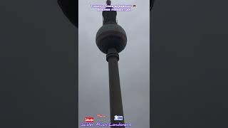 Welcome to the Tallest tower in Germany 🇩🇪 /Berlin TV tower #travel mode /short /Jaiden Alua