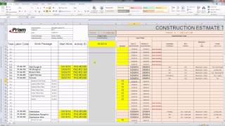 Prism CET Tutorial   (Construction Estimate Timeline)