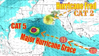 Potential Hurricane Fred & Major Hurricane Grace Update! - The WeatherMan Plus Weather Channel