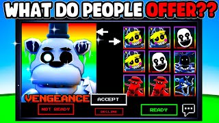 What Do People Offer For SHINY DARK FROST BEAR?! (Five Night TD)