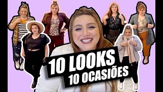 10 OCASIÕES E 10 LOOKS PLUS SIZE NA PALANK  🛍️👗❄️❤️