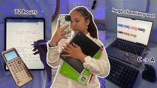 study vlog 📚 how i study effectively, HUGE chemistry test, studying w/ friends