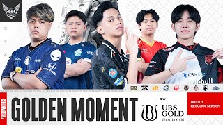 Golden Moment Week 3 presented by UBS Gold #MPLIDS14