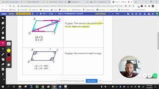 Geo U1T5 - Finding Missing Angles in Parallelograms