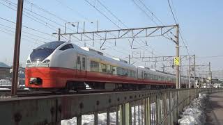 回送　E751系　つがる2号　青森駅へ送込(電笛あり)