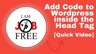 Add Code to Wordpress page in the Head Tag (Any javascript works)