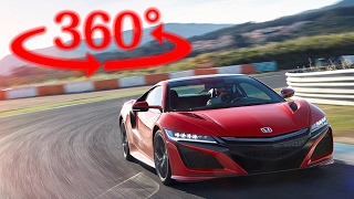 【360度 VR試乗】ホンダ NSX 新型 でサーキット全開アタック