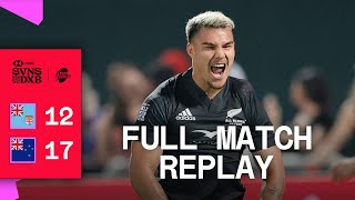 All Black 7s steal it in the last minute! | Fiji v New Zealand | Full Match Replay | Dubai HSBC SVNS