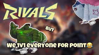 1v1ing for the point and HONOR!! (Marvel Rivals funny moments)