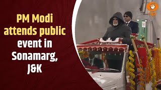 PM Modi attends a public function in Sonamarg, Jammu and Kashmir | Full Event