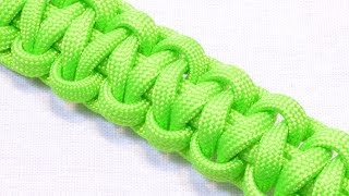 How to make a Paracord Survival Bracelet - Basic Cobra - THE ORIGINAL - Bored?Paracord!