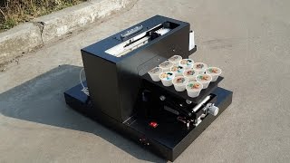 2015 newest coffee printer latte printer printing with edible ink from focus digital