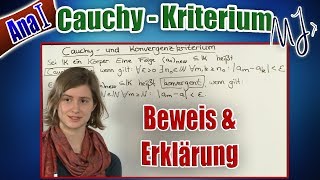 Cauchy Kriterium - Beweis: Konvergenz folgt Cauchy - Gegenbeispiel Rückrichtung