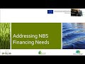 Nature & the city: Finance/procurement of nature-based solutions for urban climate change adaptation