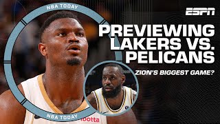 PREVIEWING LAKERS VS. PELICANS in the Play-In 👀 Will ZION or LEBRON PREVAIL? 🔥 | NBA Today