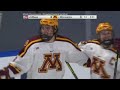 minnesota hockey mounts comeback wins in ot vs. umass ncaa first round