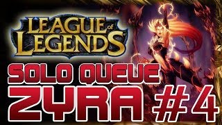 SINVICTA SOLO QUEUE - ZYRA #4: MUCH IMPROVED! [League Of Legends HD]