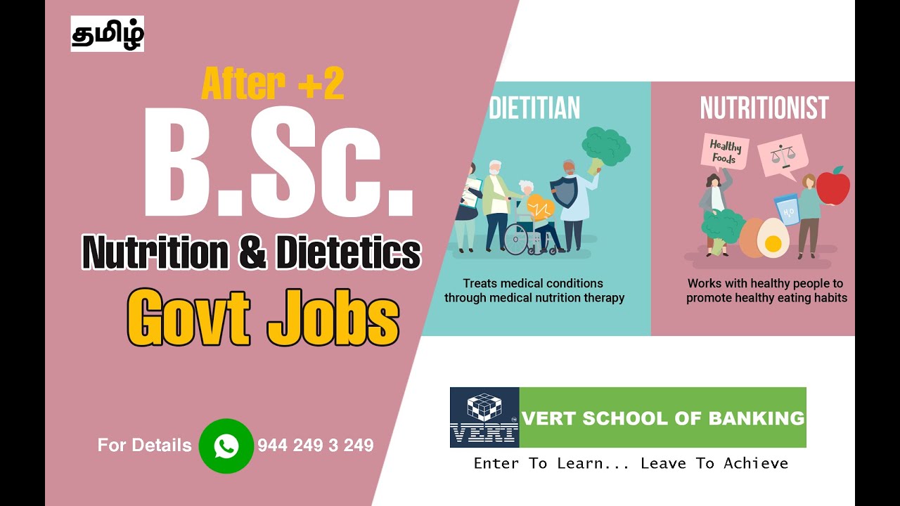 B.Sc Nutrition And Dietetics | After 12th | Govt Jobs | Course Details ...