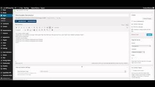 Highend WordPress Theme - Shortcode Generator