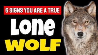 6 Signs You Are A TRUE Lone Wolf 🔥