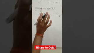 ||Binary to Octal conversion|| Shortcut method, Binary to octal conversion