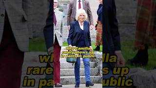 why Camilla rarely shows up in pants in public#camilla #royalhistory #royal #fyp