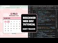 [Part 2/2] Beginner Kawaii Habit Tracker Web Dev HTML CSS Javascript Tutorial