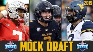 2019 NFL Mock Draft - NFL DRAFT 2019 - Dwayne Haskins Drew Lock Daniel Jones Wil